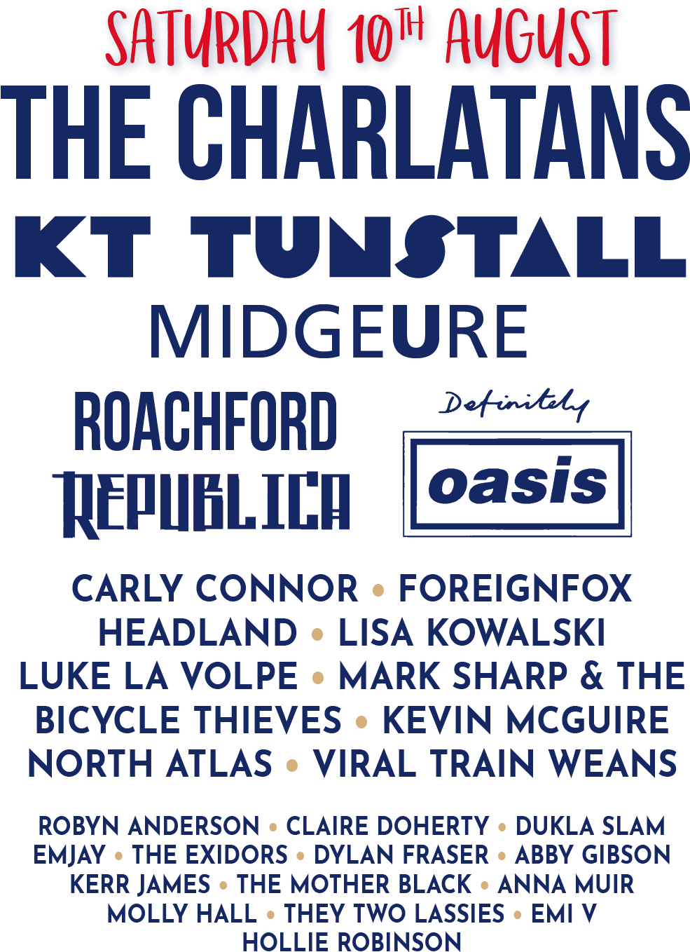 Oasis Concert Event Poster PNG image