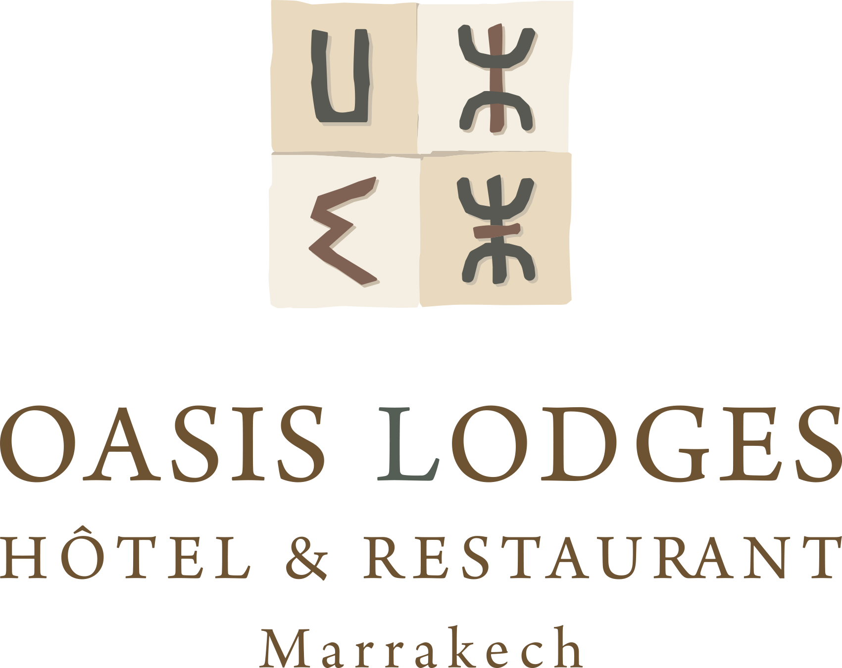Oasis Lodges Hotel Restaurant Logo PNG image