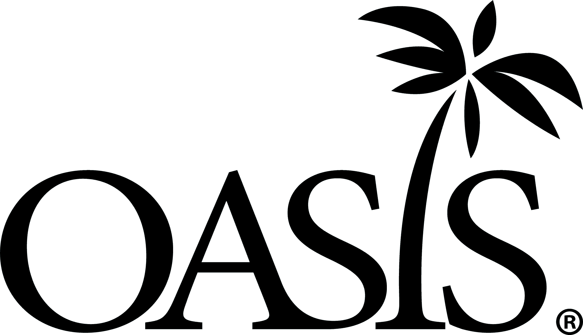 Oasis Logowith Palm Tree PNG image