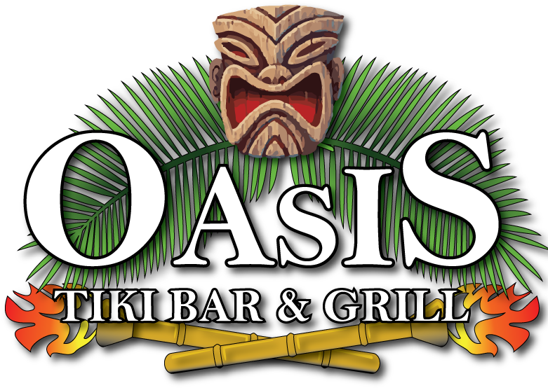Oasis Tiki Bar Grill Logo PNG image