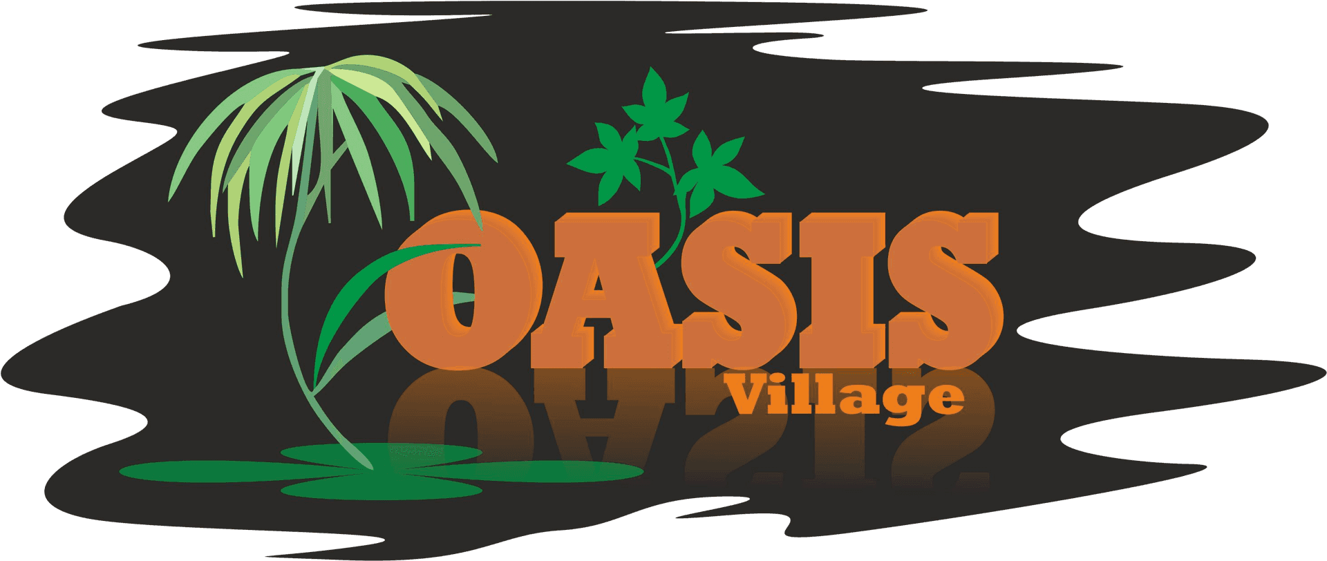 Oasis Village Graphic Logo PNG image