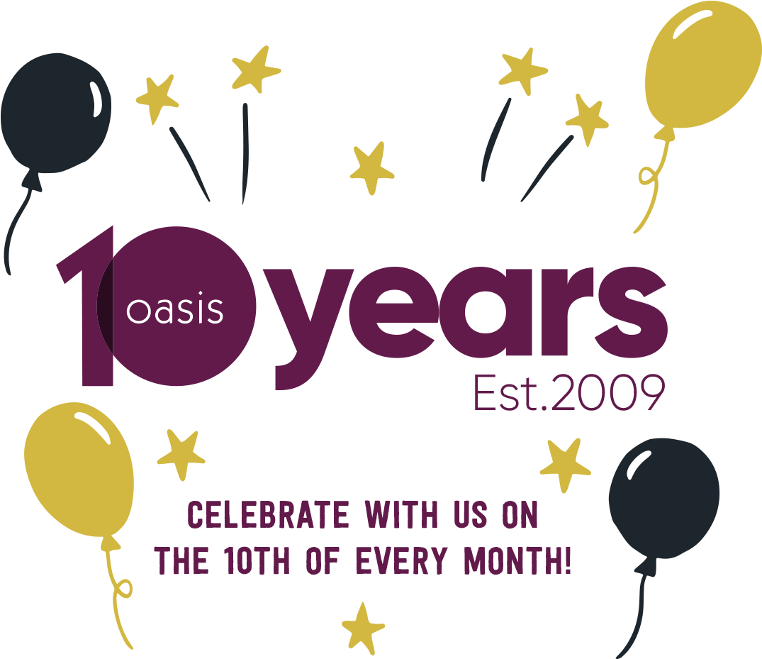 Oasis10 Year Anniversary Celebration PNG image