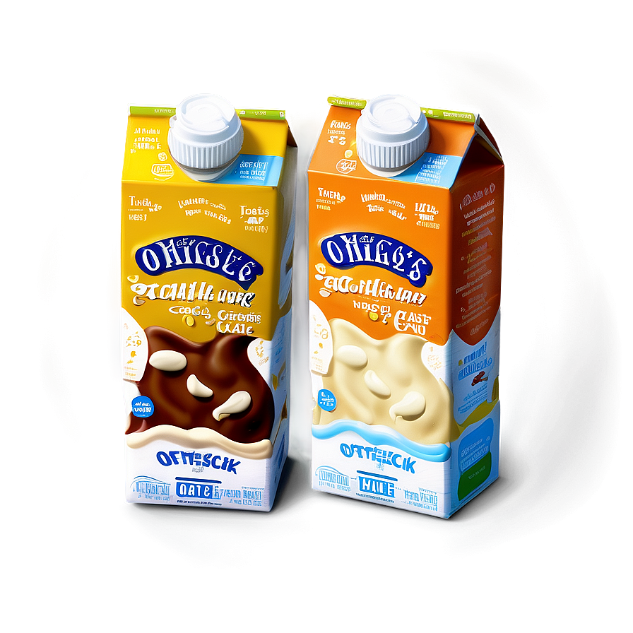 Oat Milk Juice Box Png 06132024 PNG image