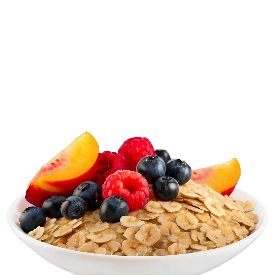 Oatmeal With Fruits Png 05212024 PNG image