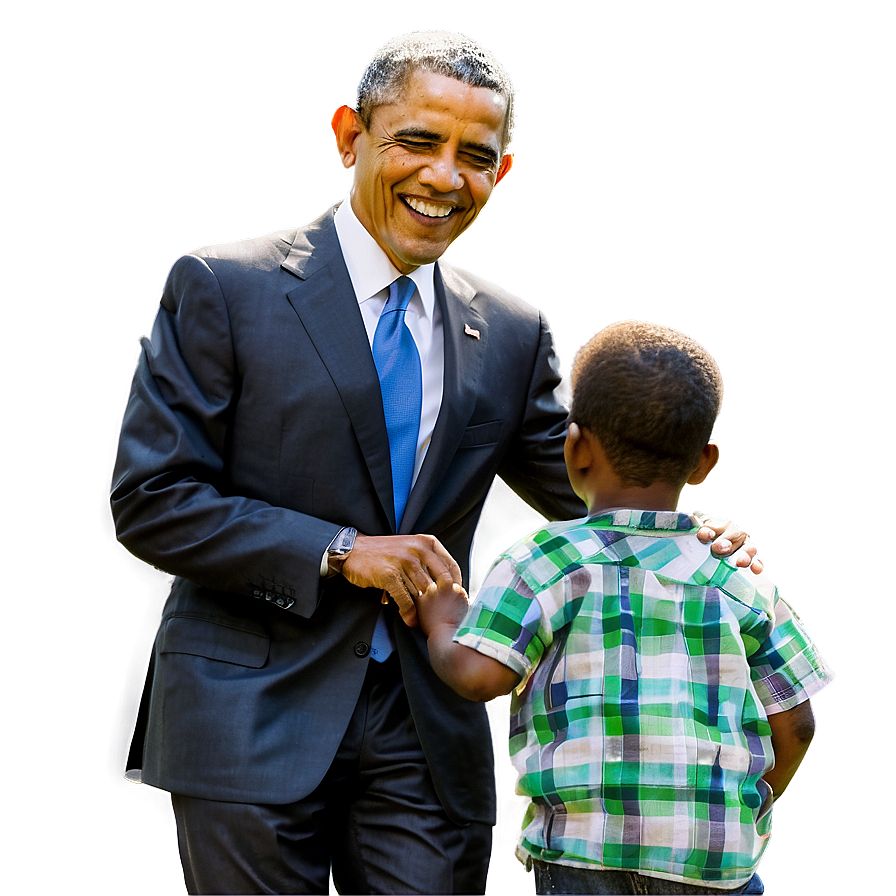 Obama And Kids Png Mce3 PNG image