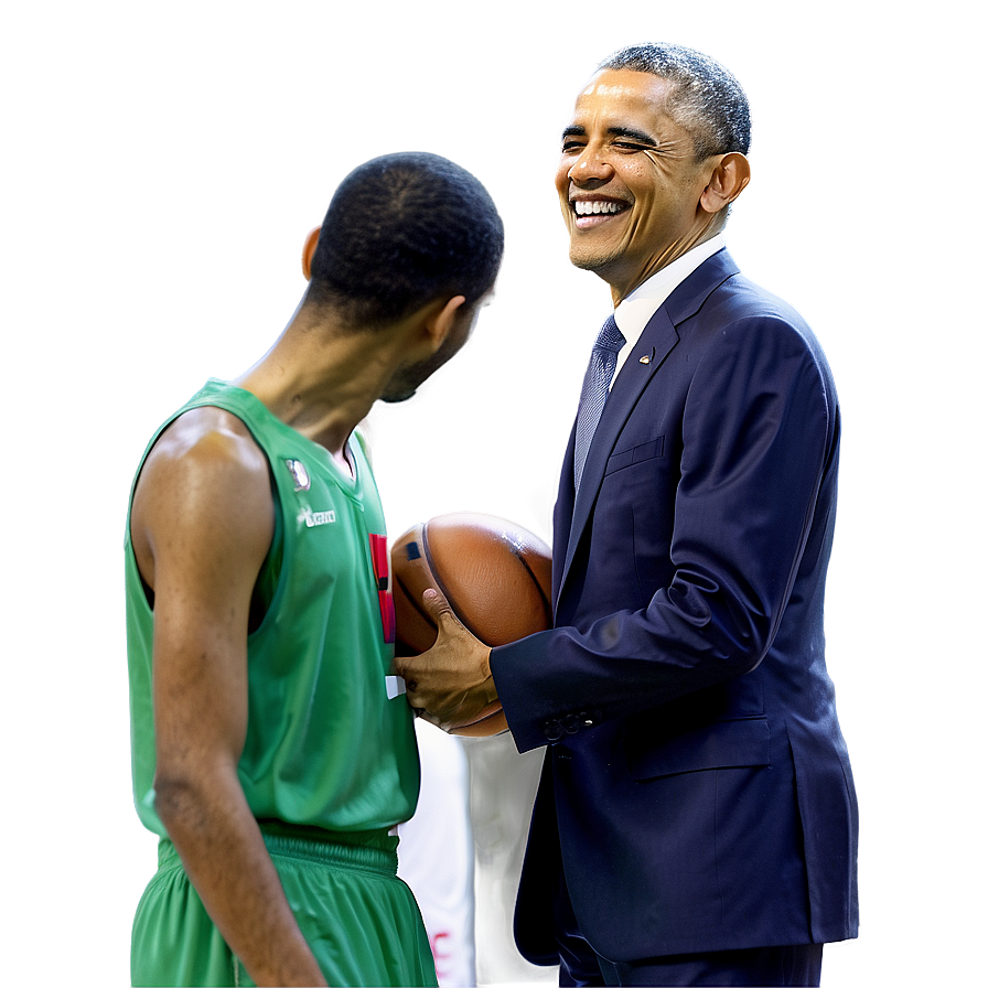 Obama Basketball Game Png Bqt PNG image