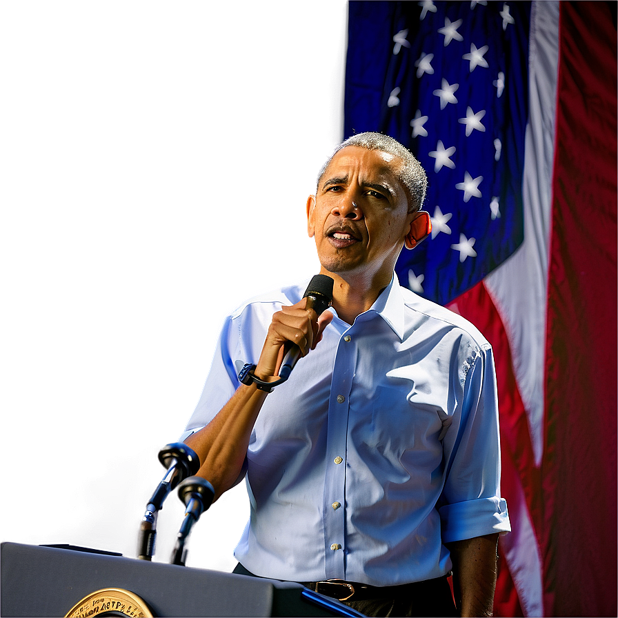 Obama Environmental Speech Png Nmg PNG image