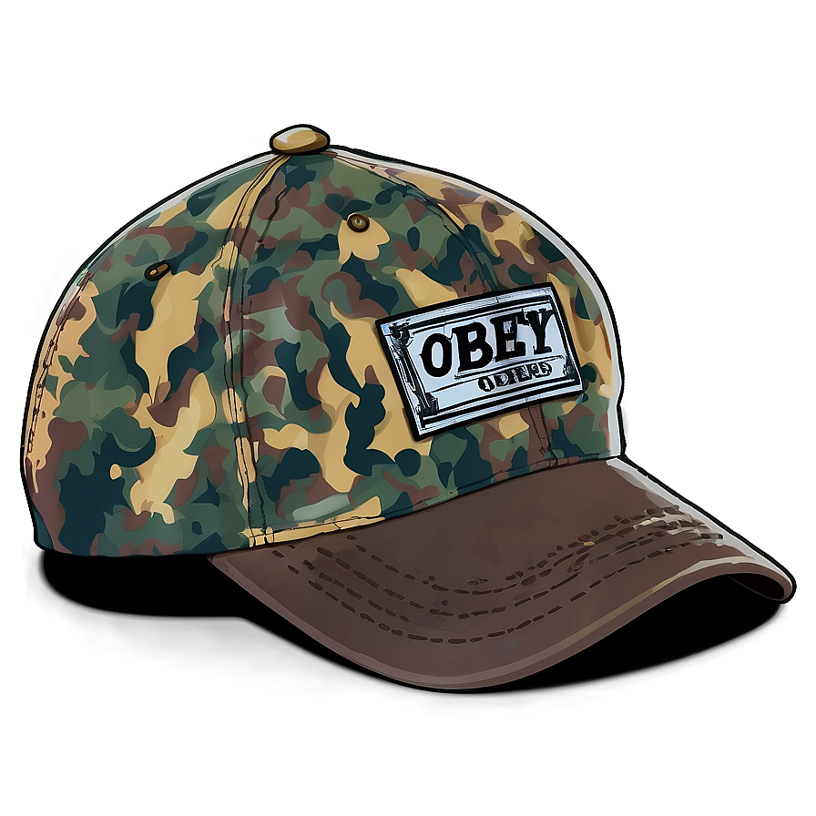 Obey Hat With Buckle Png 28 PNG image