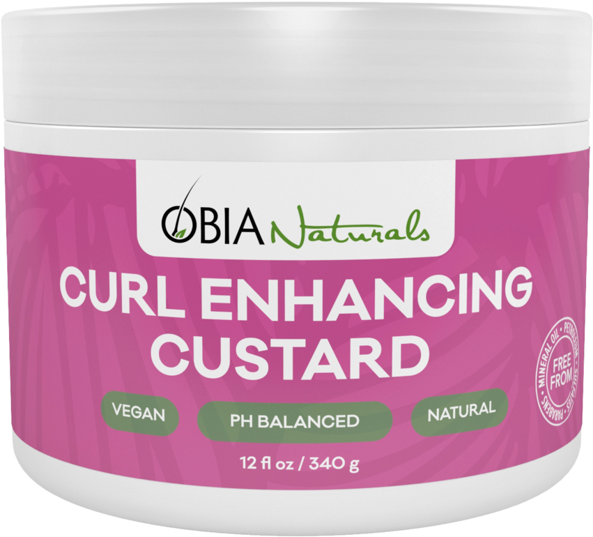 Obia Naturals Curl Enhancing Custard Product PNG image