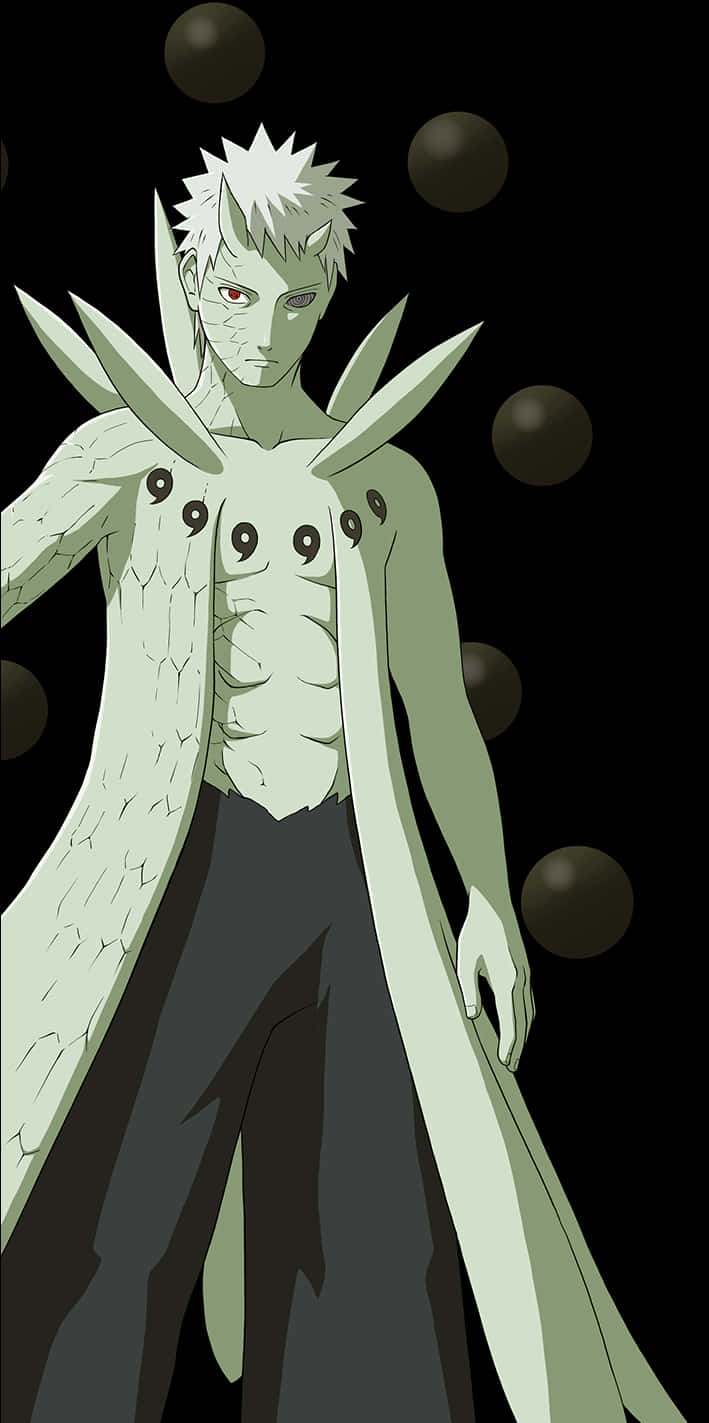 Obito Uchiha Transformed Anime Character PNG image