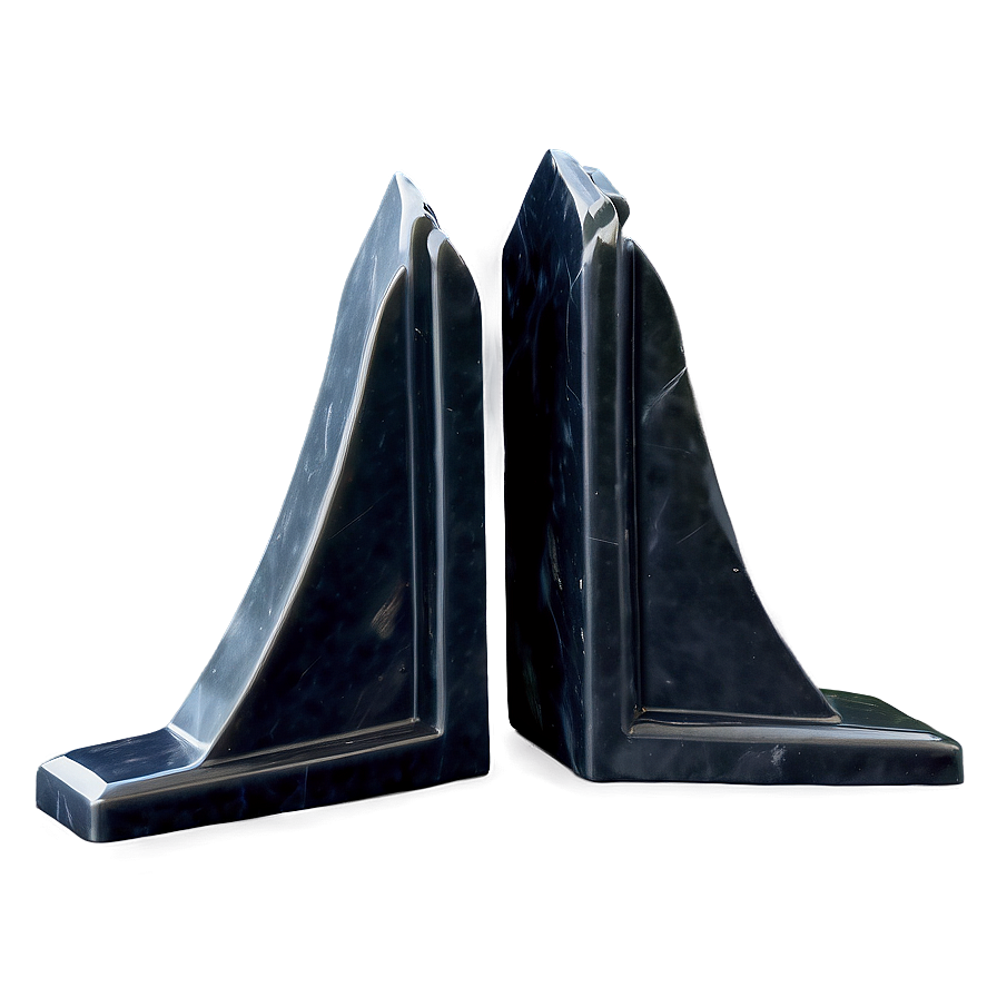 Obsidian Bookend Pair Png 06272024 PNG image