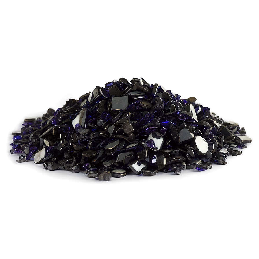 Obsidian Chips Gravel Png 06272024 PNG image