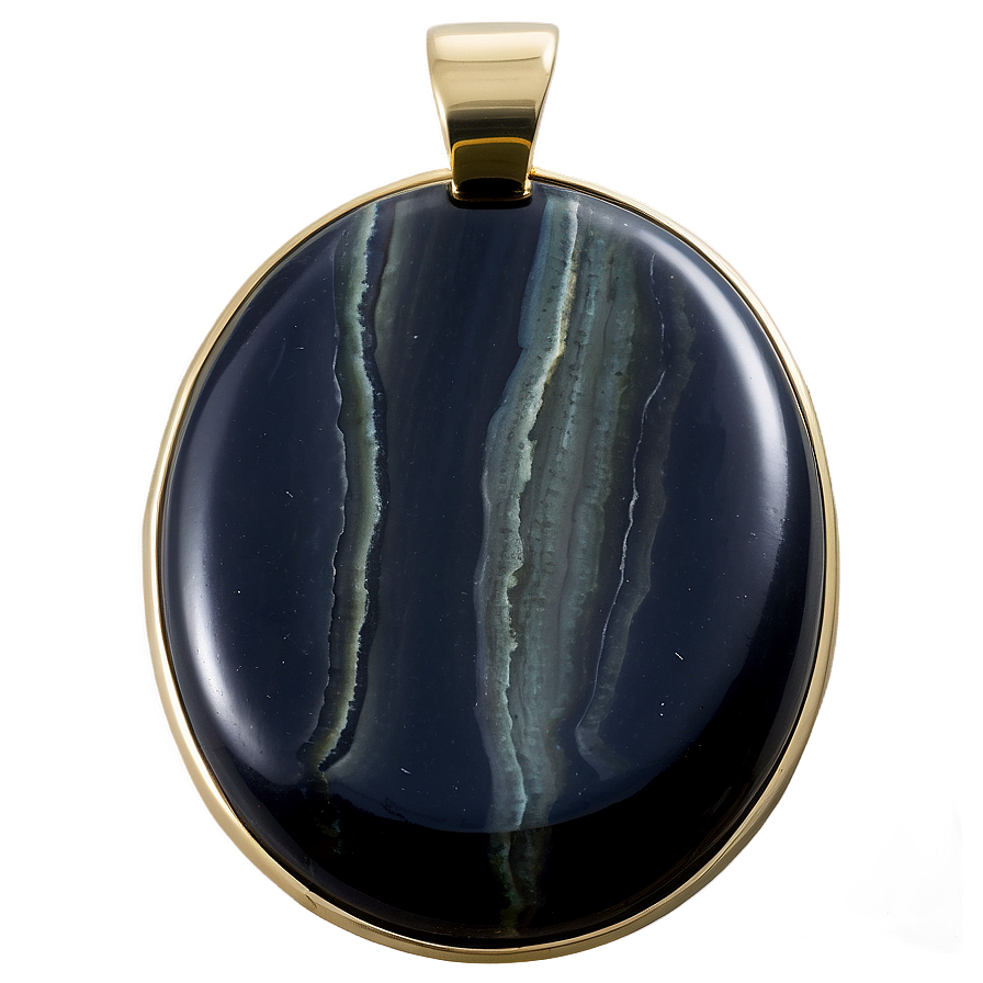 Obsidian Jewelry Pendant Png 06272024 PNG image