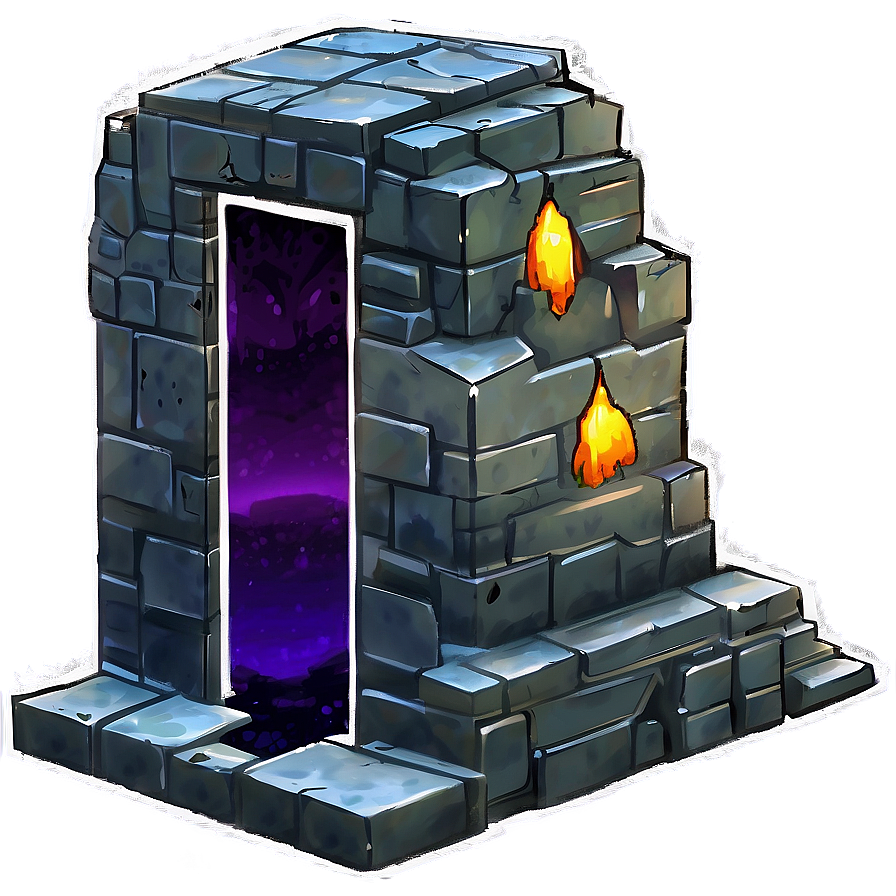 Obsidian Nether Portal Png Bnk PNG image