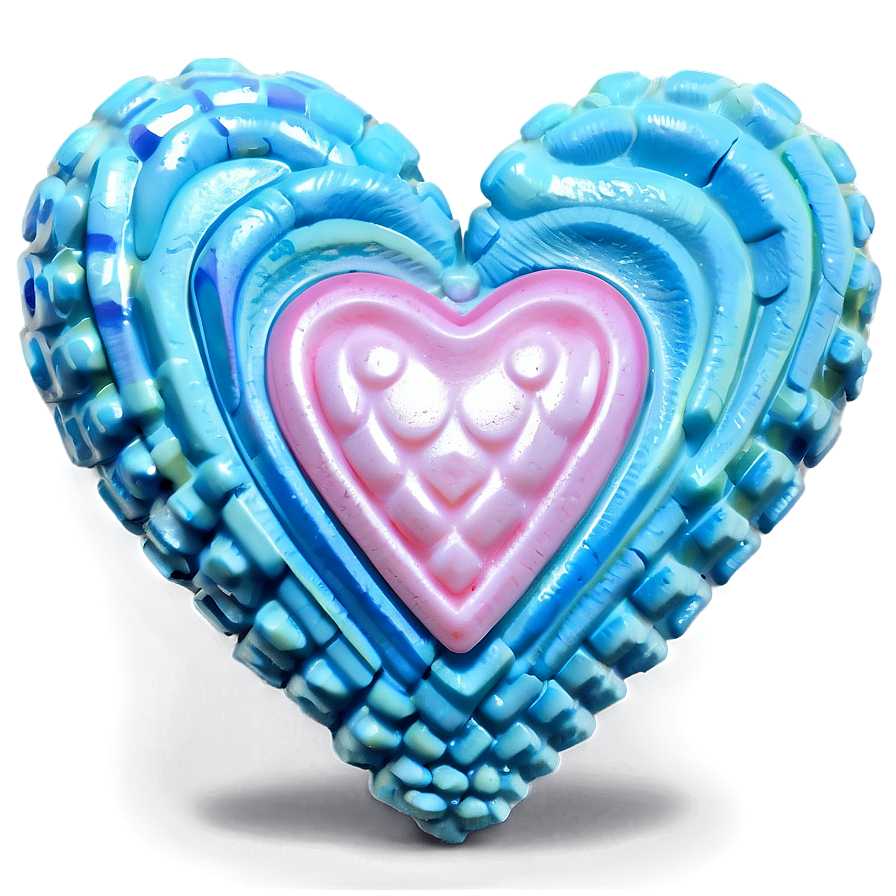 Ocean Candy Heart Png Pon PNG image