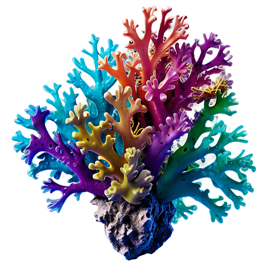 Ocean Colorful Coral Png Gvk64 PNG image