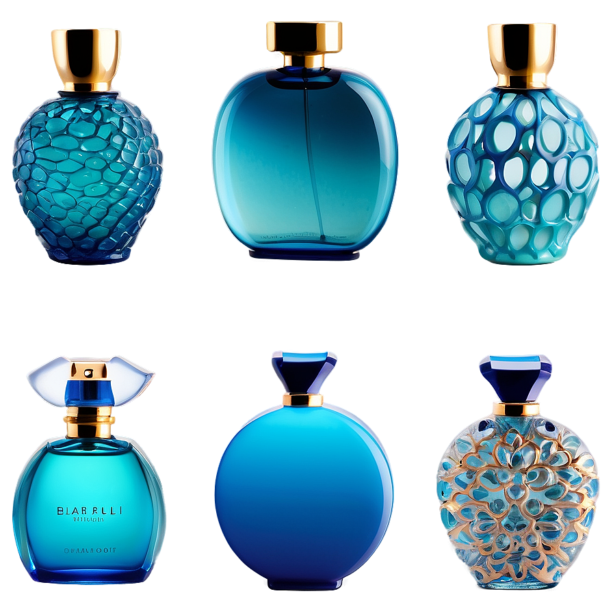 Ocean Inspired Perfume Bottle Png 06212024 PNG image