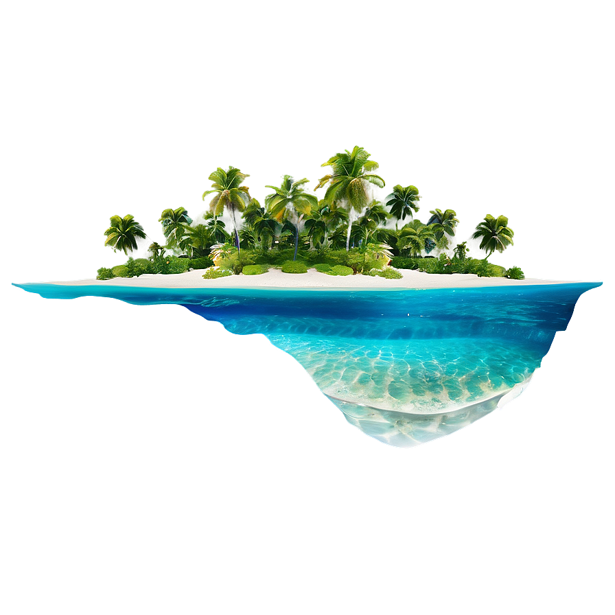 Ocean Island Paradise Png Oiy84 PNG image