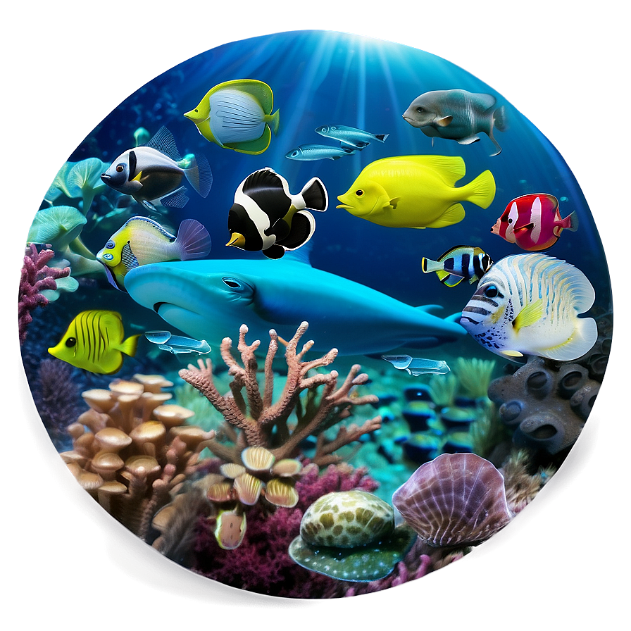 Ocean Marine Animals Png Flc32 PNG image