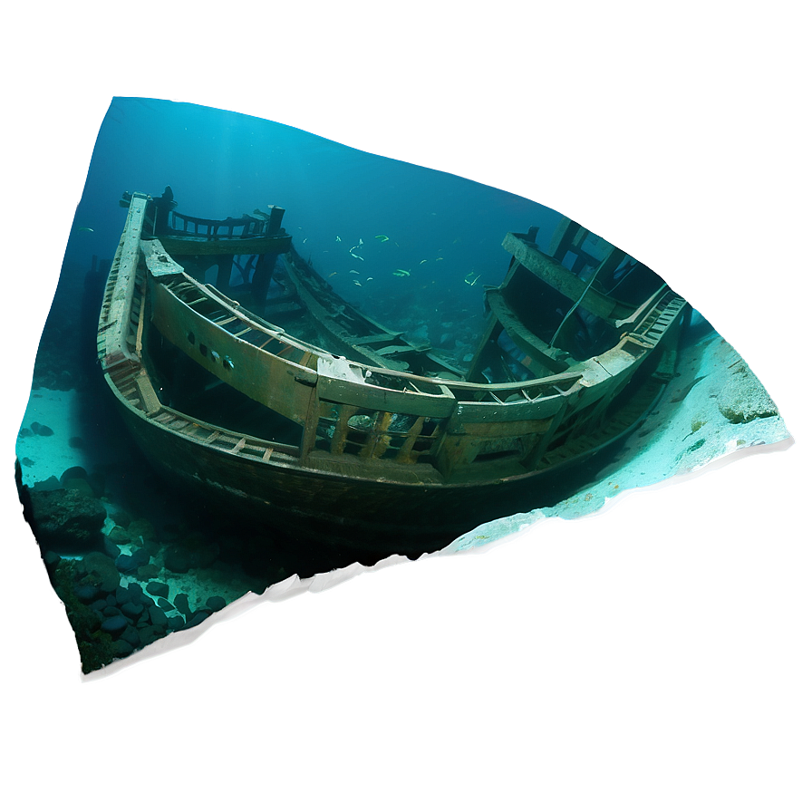 Ocean Shipwreck Mystery Png Dey PNG image