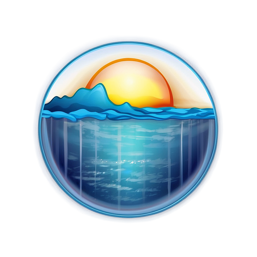 Ocean Sun Reflection Png 35 PNG image