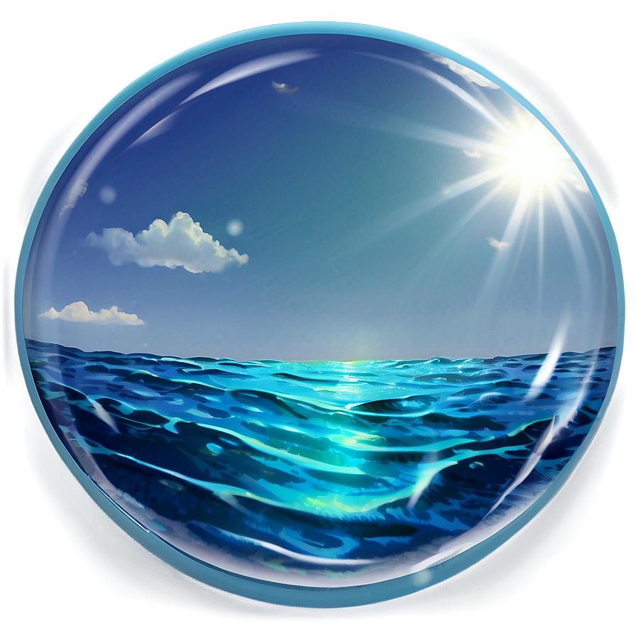 Ocean Sun Reflection Png Rxv PNG image