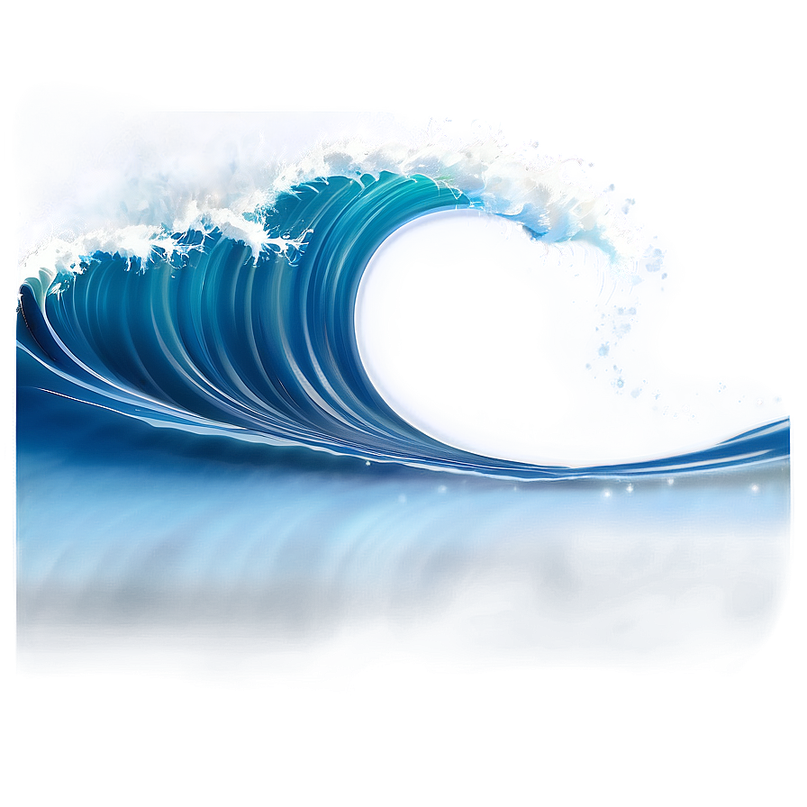 Ocean Wave Design Png 06132024 PNG image