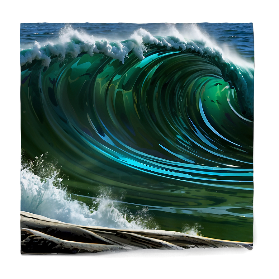 Ocean Wave Scene Png Eed PNG image