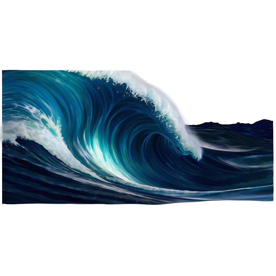 Ocean Wave Scene Png Puq PNG image