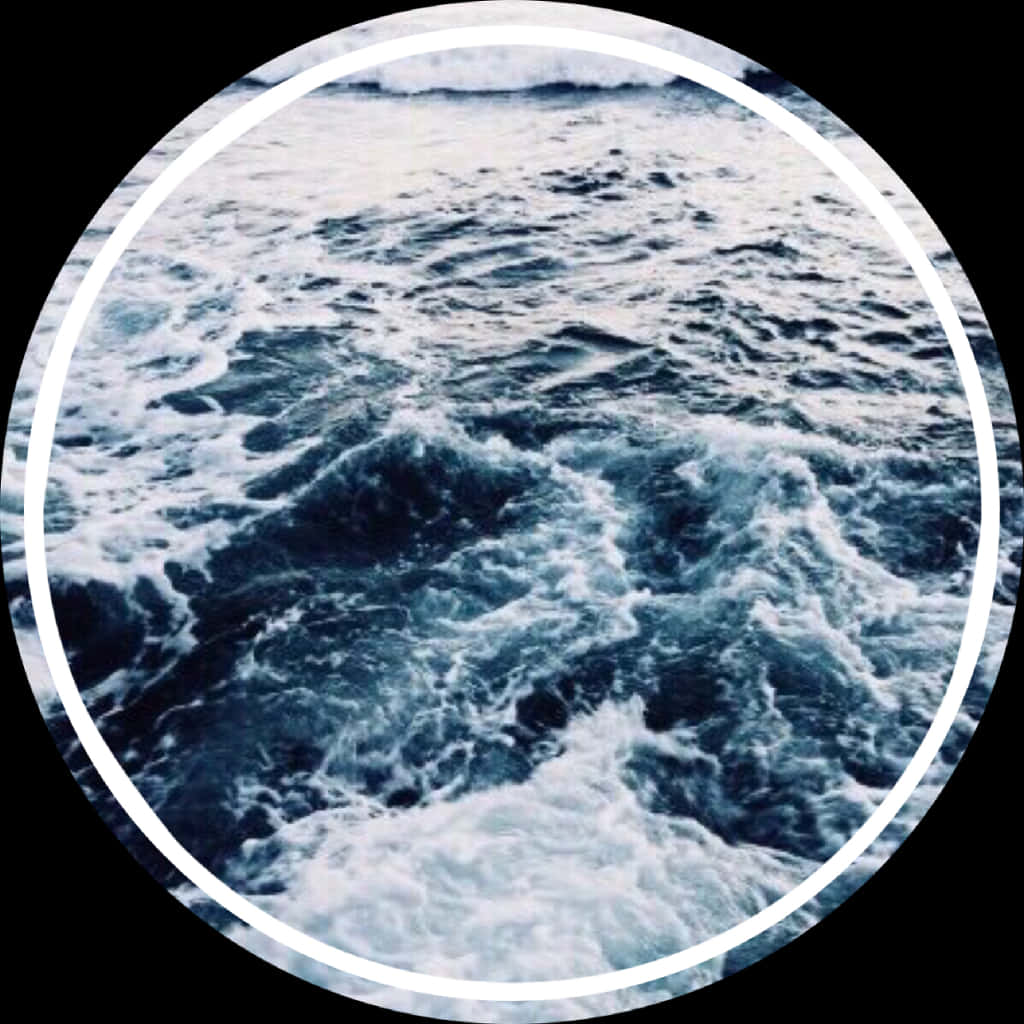 Ocean Waves Texture PNG image