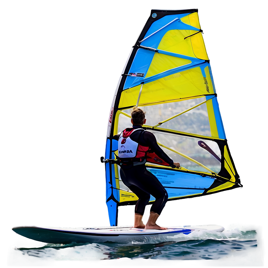 Ocean Windsurfing Excitement Png Dhx PNG image