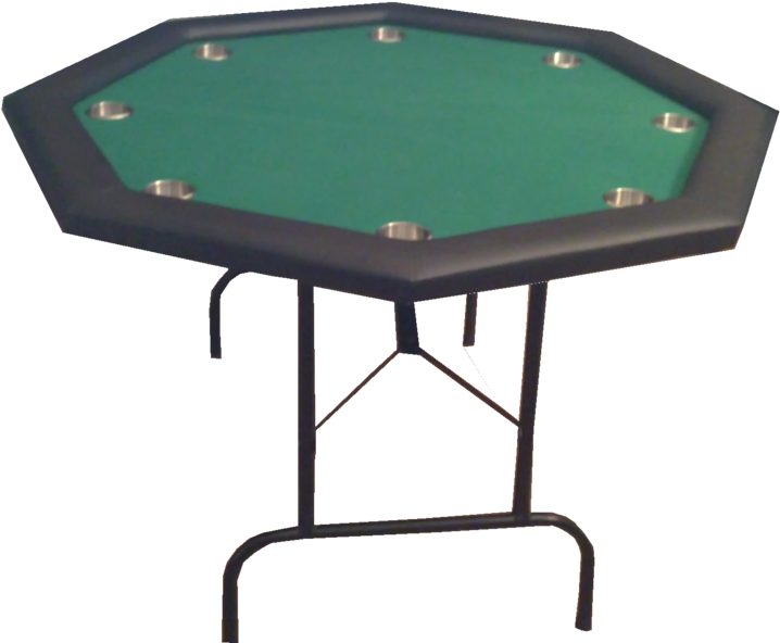 Octagonal Poker Table Top PNG image