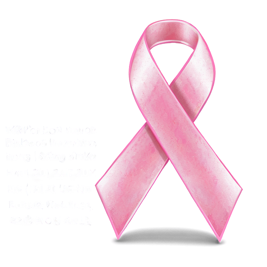 October Pink Ribbon Honor Png 10 PNG image