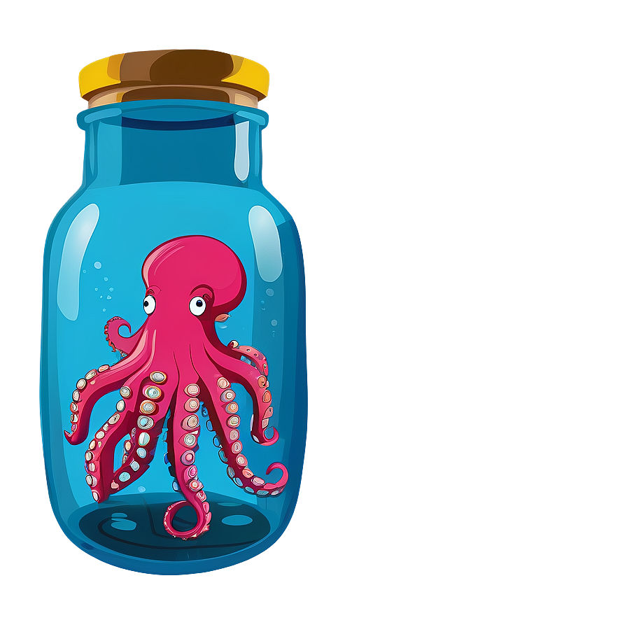 Octopus In A Jar Png 05062024 PNG image