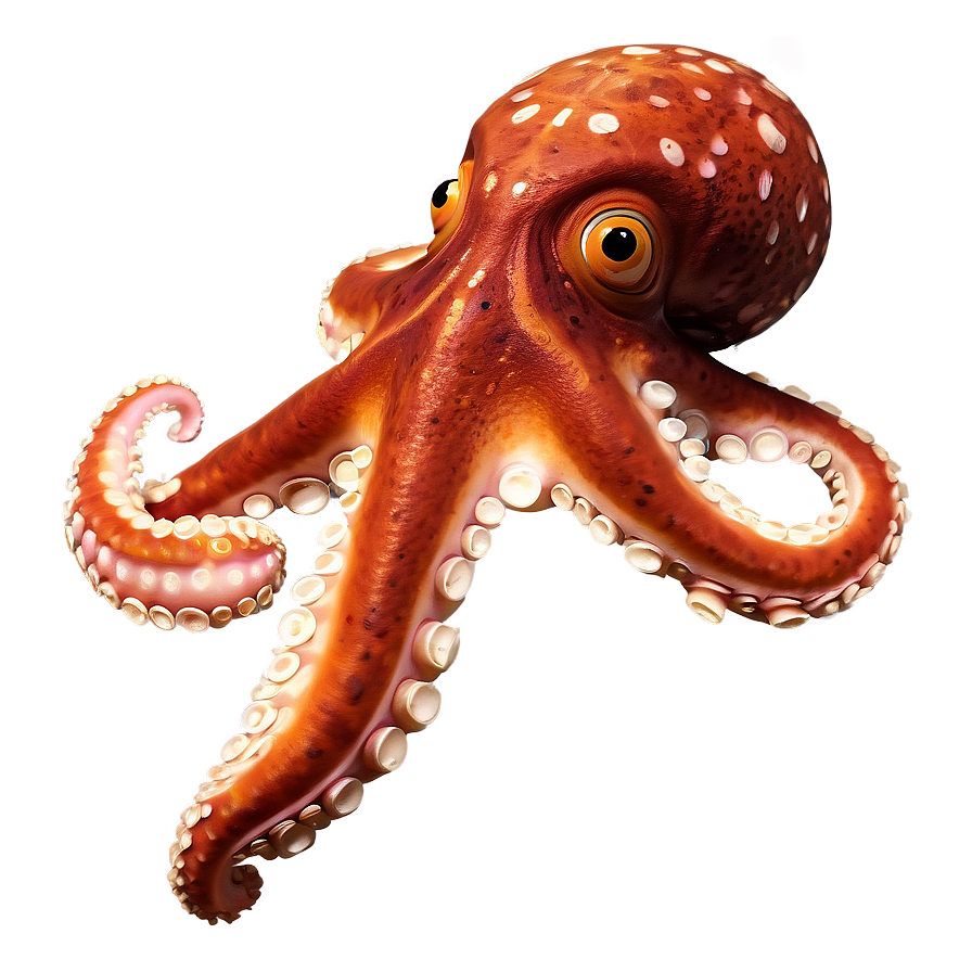 Octopus On The Beach Png 05062024 PNG image