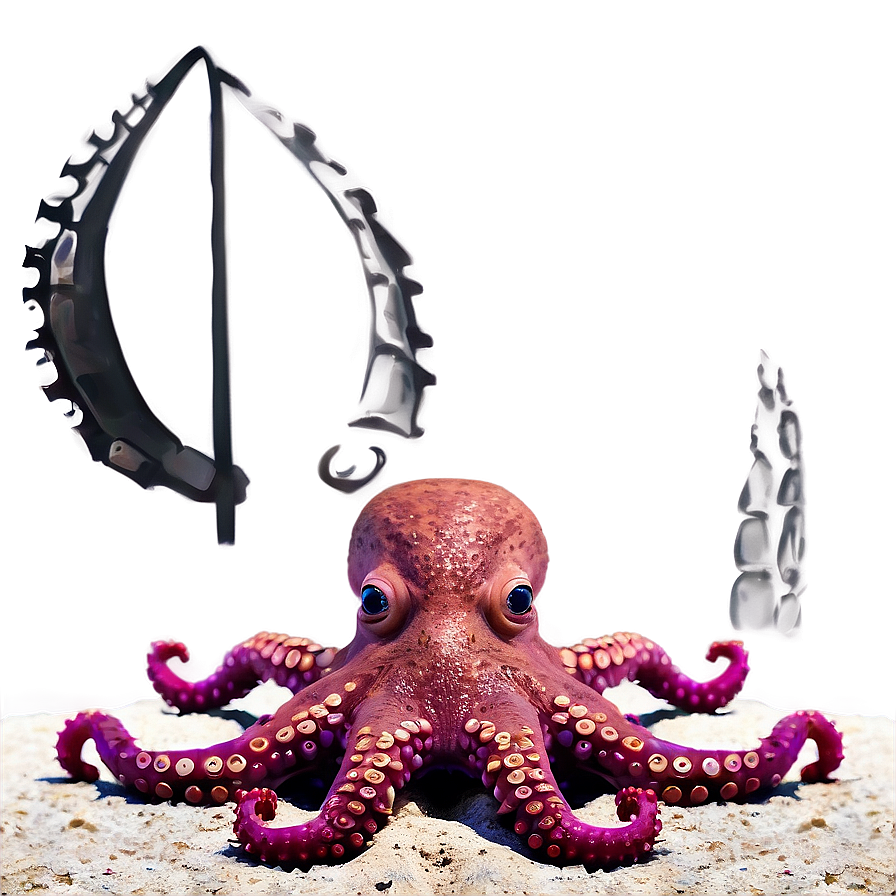 Octopus On The Beach Png Mph82 PNG image