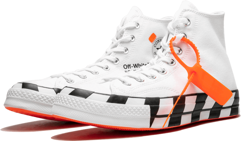 Off White Converse Chuck Taylor All Star PNG image