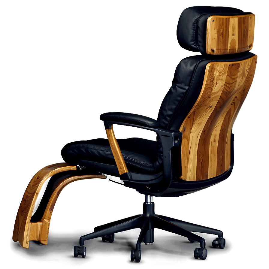 Office Chair With Headrest Png Dqm PNG image