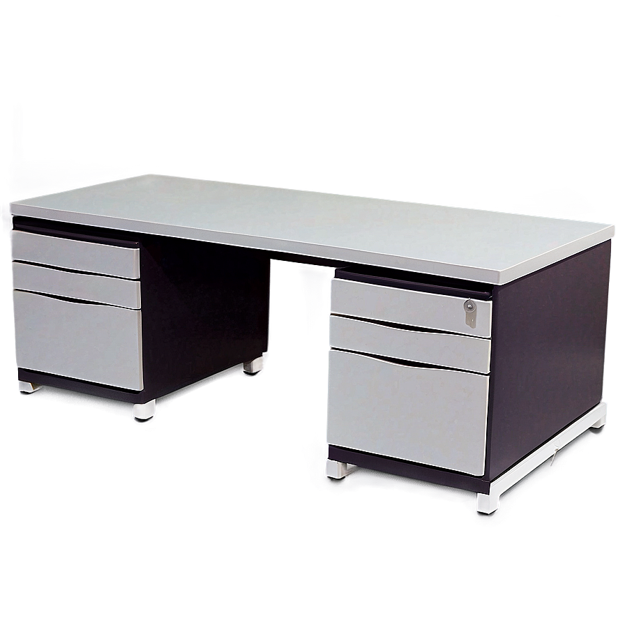 Office Desk With Drawers Png Fuh PNG image