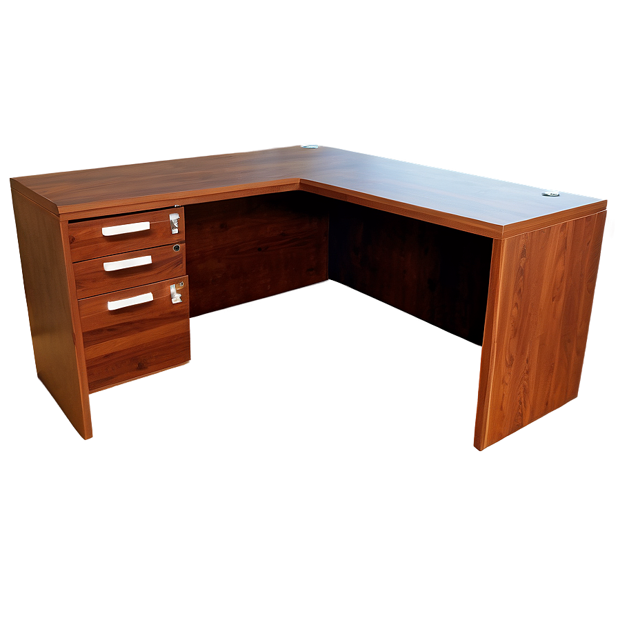 Office Desk With Hutch Png 06122024 PNG image