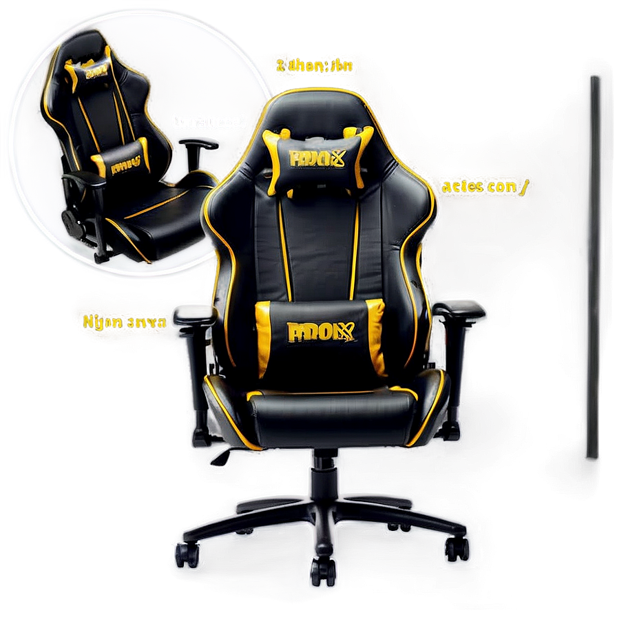 Office Gaming Chair Png Wcg33 PNG image