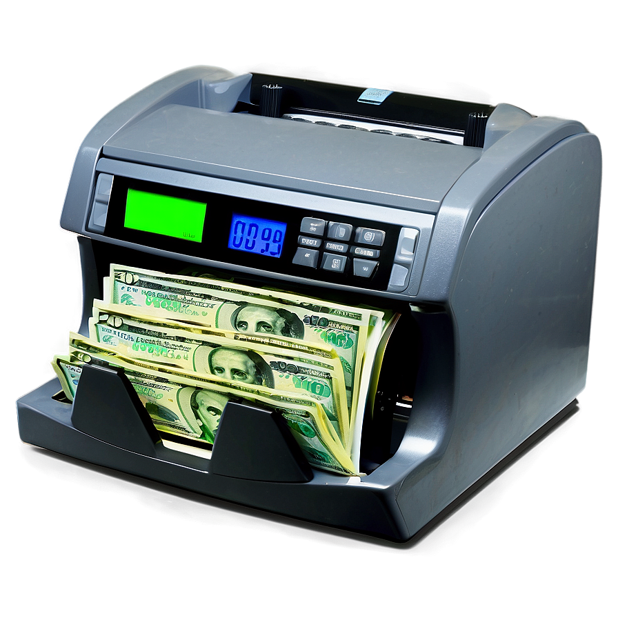 Office Money Counter Png 06272024 PNG image