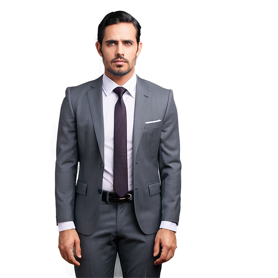 Office Suit And Simple Tie Png 06262024 PNG image