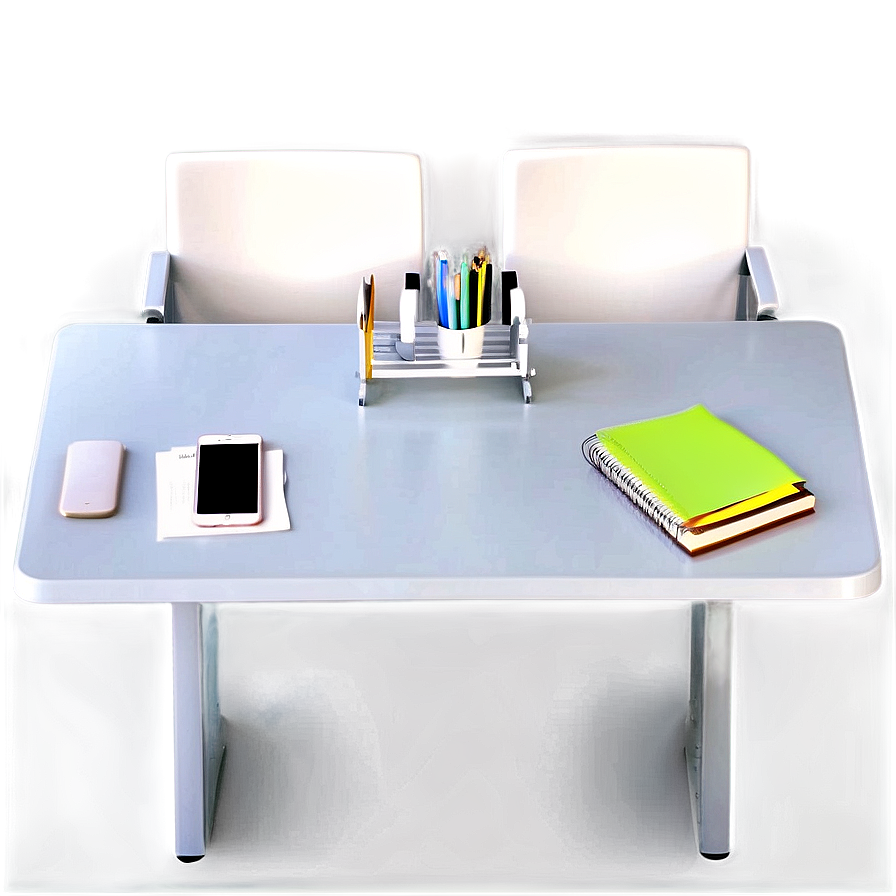 Office Table Top View Png Ftc PNG image