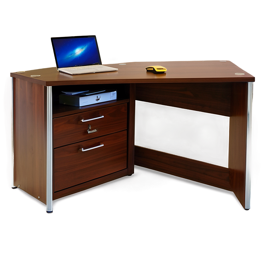 Office Table With Storage Png Hsq98 PNG image