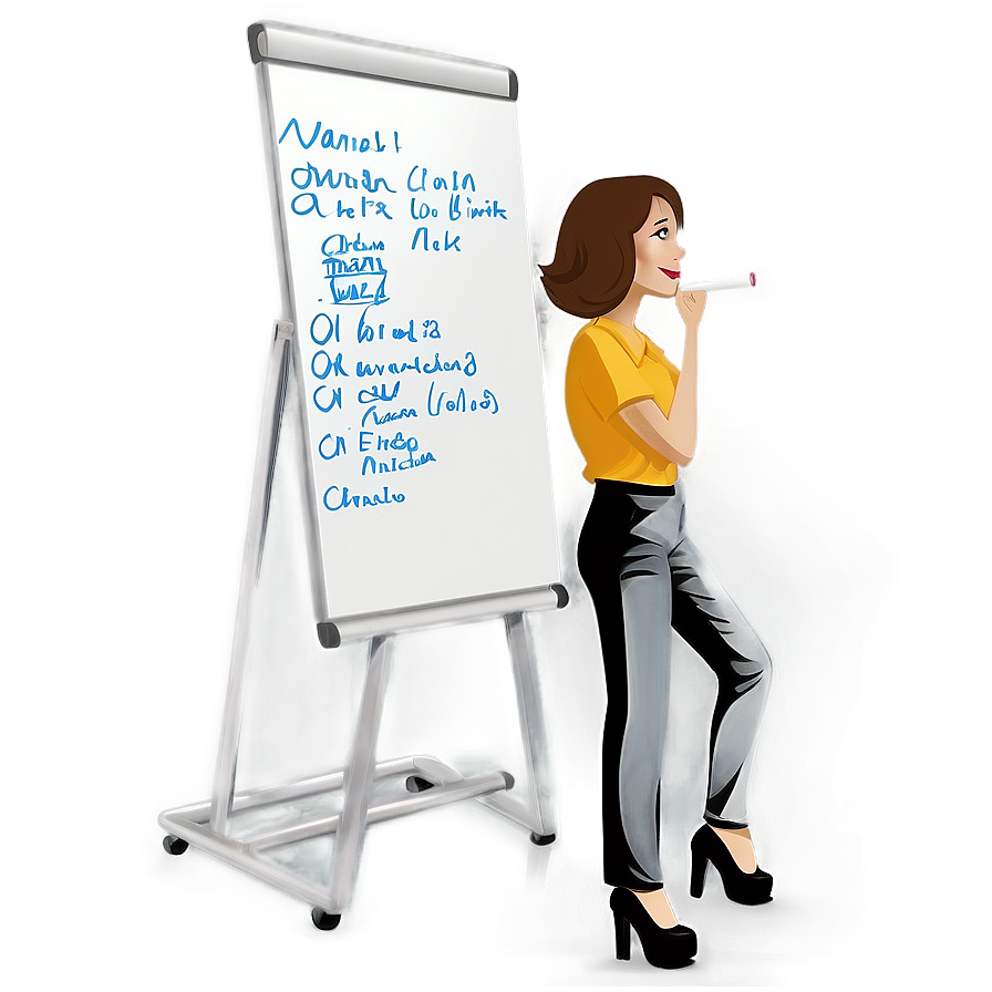 Office Whiteboard Png 05252024 PNG image