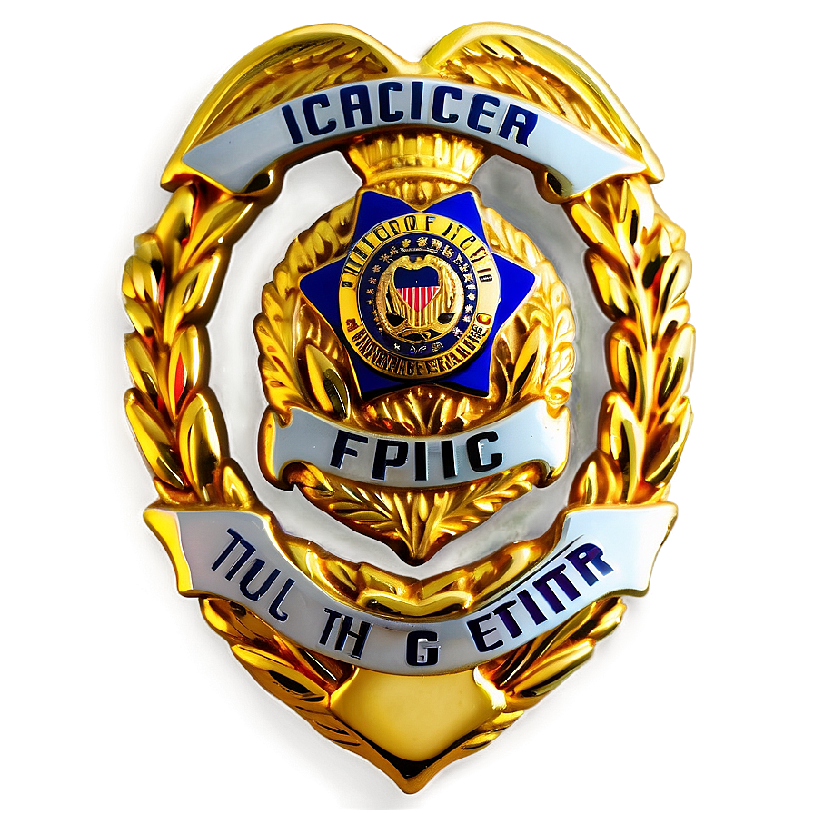 Officer Badge Clipart Png 05252024 PNG image