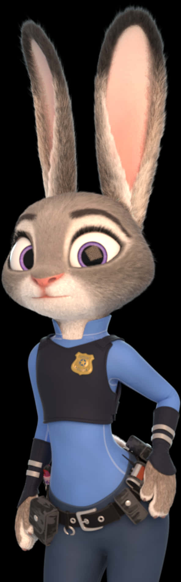 Officer_ Judy_ Hopps_ Zootopia_ Character PNG image