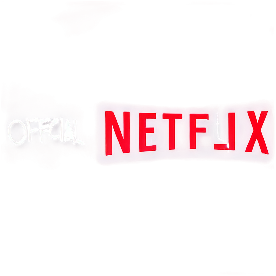 Official Netflix Logo Transparent 12 PNG image