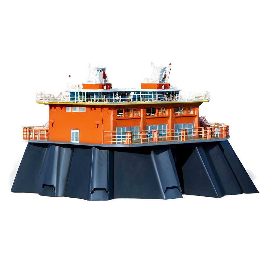 Oil Rig Lifeboat Station Png 06122024 PNG image